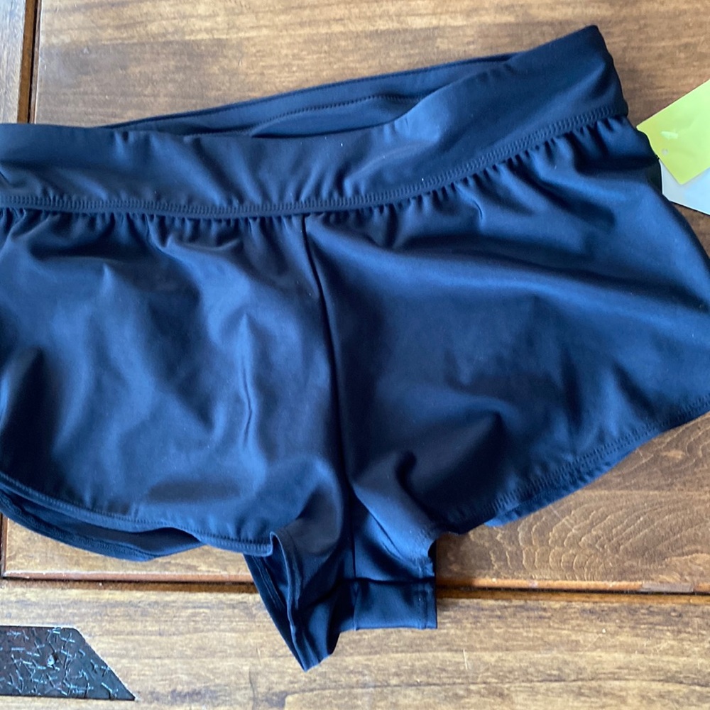 All in motion black swim shorts